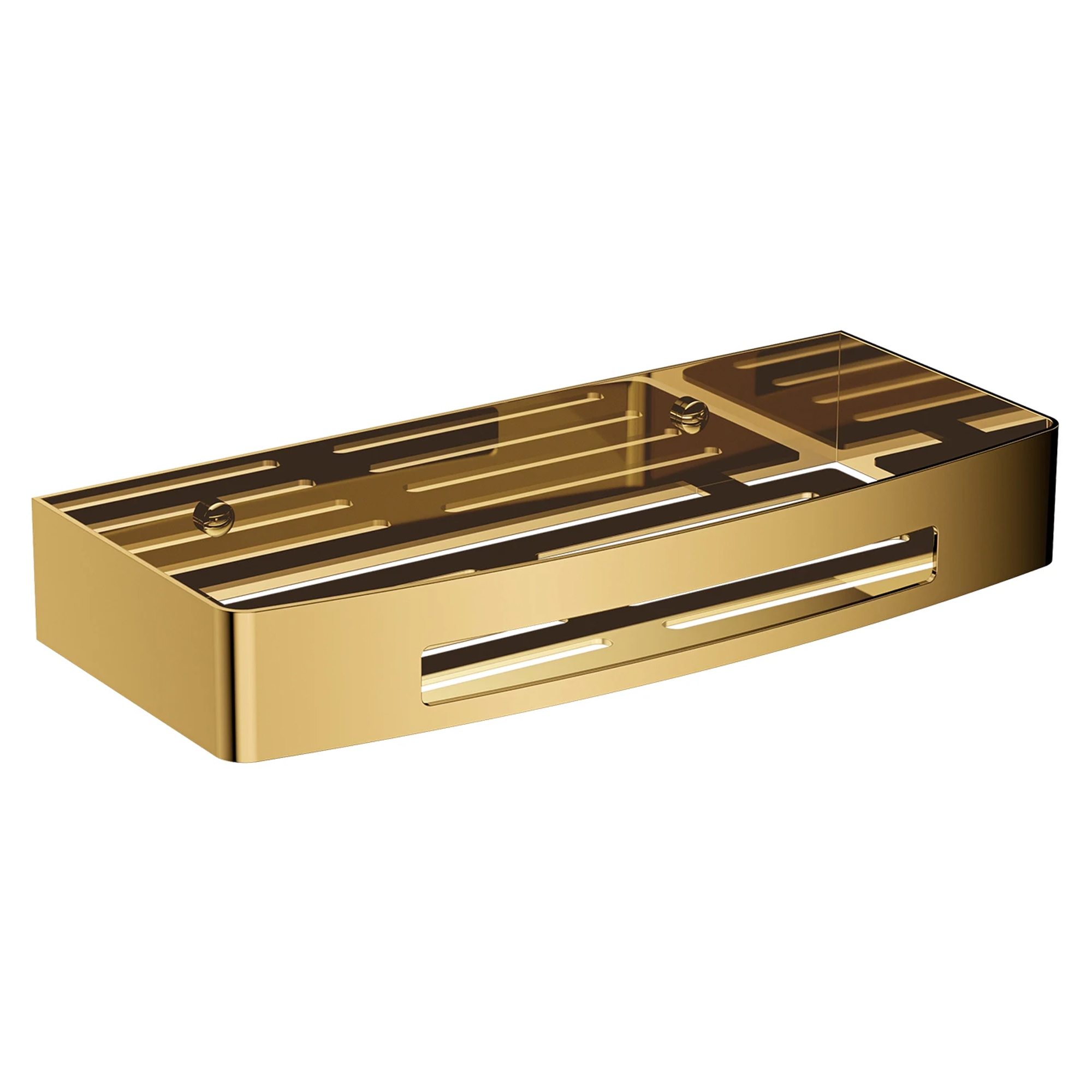Omnires Brusekurv Uni Guld Mat 30x13 cm