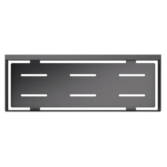 Omnires Brusekurv Uni Antracit Mat 30x11 cm