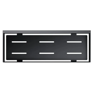 Omnires Brusekurv Uni Sort Mat 30x11 cm