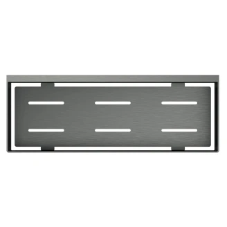 Omnires Brusekurv Uni Grafit Mat 30x11 cm