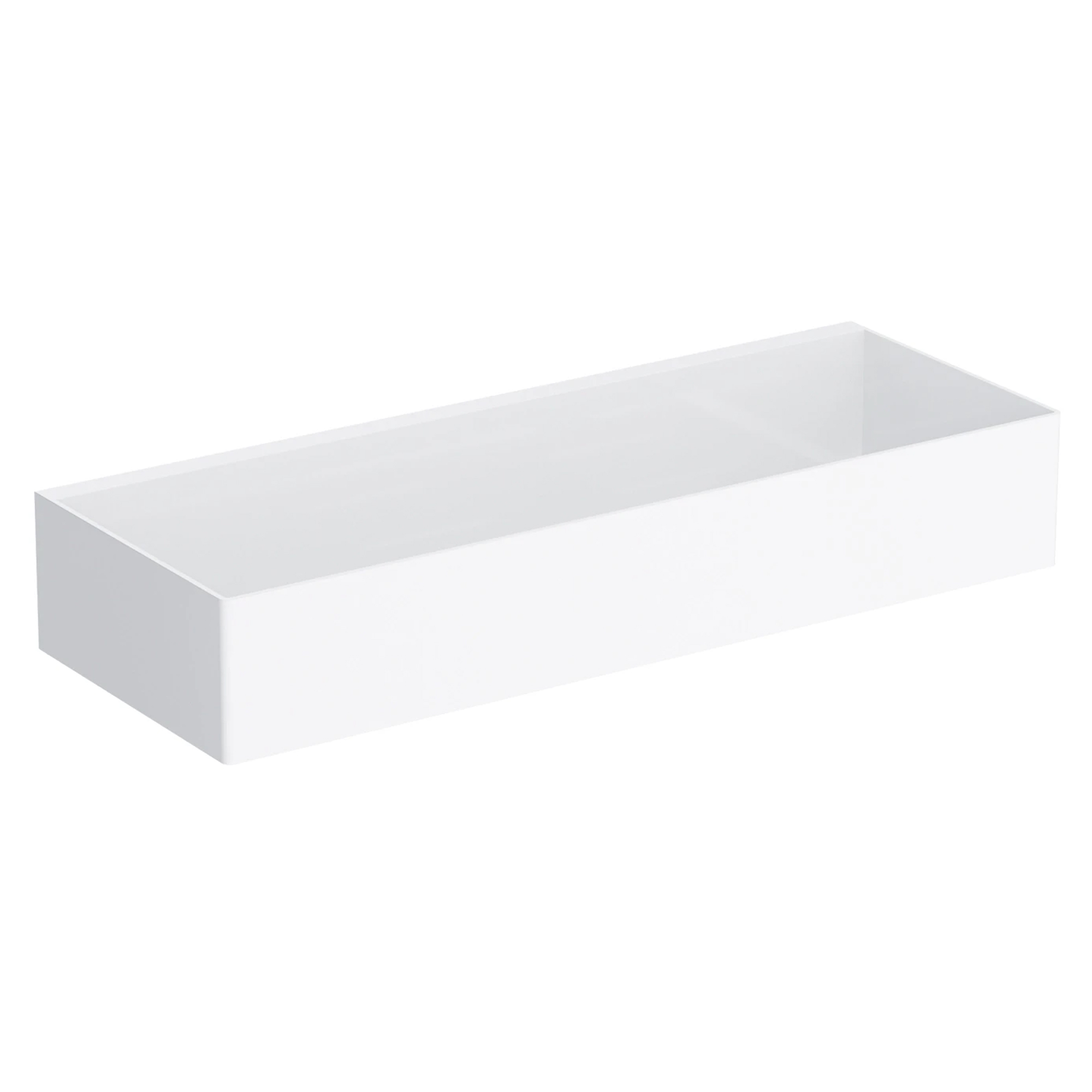 Omnires Brusekurv Uni Hvid Mat 30x11 cm