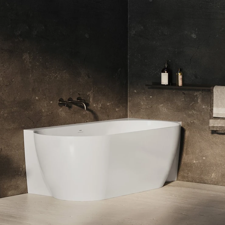 Ravak Hjørnebadekar Freedom Hvid Blank 170x86 cm Højre