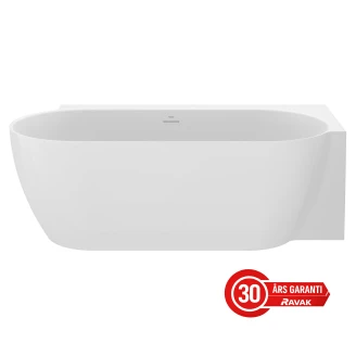 Ravak Hjørnebadekar Freedom Hvid Blank 170x86 cm Højre