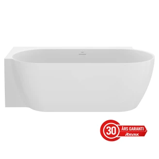 Ravak Hjørnebadekar Freedom Hvid Blank 170x86 cm Venstre