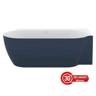 Ravak Hjørnebadekar Freedom Blå Mat 170x86 cm Højre