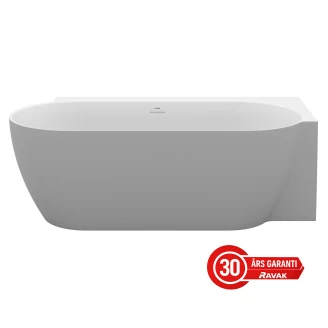 Ravak Hjørnebadekar Freedom Grå Mat 170x86 cm Højre
