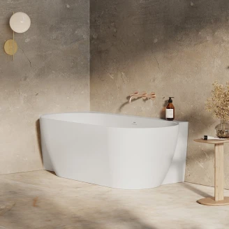 Ravak Hjørnebadekar Freedom Hvid Mat 170x86 cm Venstre