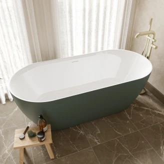 Ravak Badekar Freedom Grøn Mat 170x77 cm