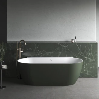 Ravak Vægbadekar Freedom Grøn Mat 170x87 cm