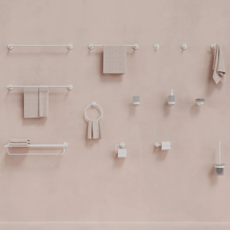 Ravak Håndklædeholder Kona Hvid Mat 60 cm