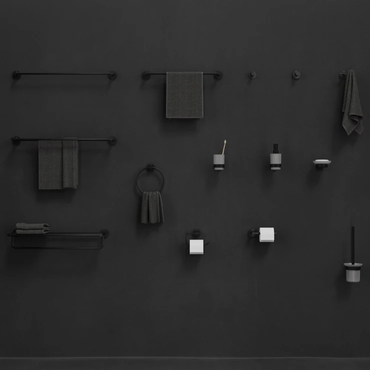 Ravak Toiletpapirholder Kona Sort Mat