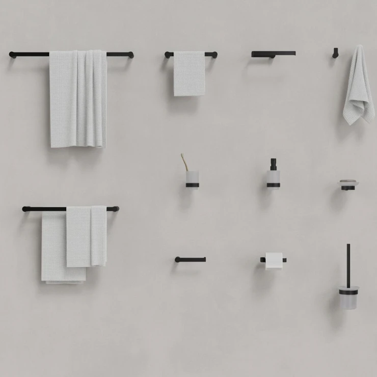 Ravak Toiletpapirholder Fold Sort Mat