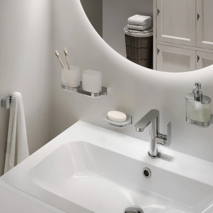 Ravak Dobbelt Vægkroge Chrome Krom Blank