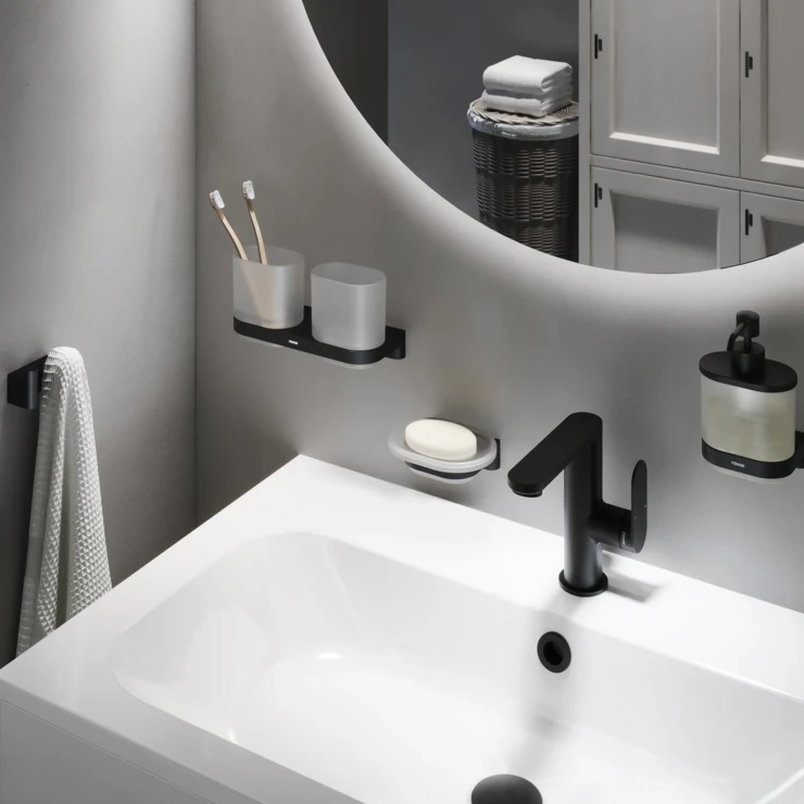 Ravak Sæbedispenser Chrome Sort Mat