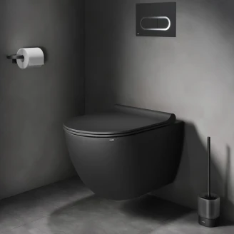 Ravak Toiletbørste <strong>Chrome</strong>  Sort Mat