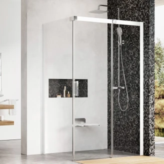 Ravak Brusehjørne Matrix 120x80 cm Hvid Mat Højre