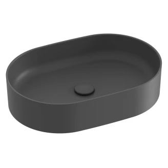 Ravak Håndvask <strong>Ceramic Slim</strong>  Oval Antracit Mat 55 cm