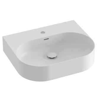 Ravak Vægmonteret Håndvask <strong>Ceramic Slim</strong>  Oval Hvid Mat 55 cm