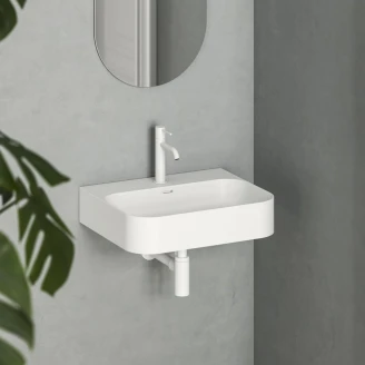 Ravak Vægmonteret Håndvask <strong>Ceramic Slim</strong>  Rektangulær Hvid Blank 55 cm