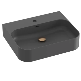 Ravak Vægmonteret Håndvask <strong>Ceramic Slim</strong>  Rektangulær Antracit Mat 55 cm
