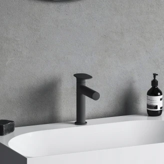 Ravak Håndvaskarmatur <strong>Spring</strong>  Sort Mat S med EcoFlow-funktion