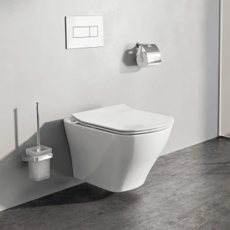 Ravak Væghængt Toilet Classic RimOff Hvid Blank