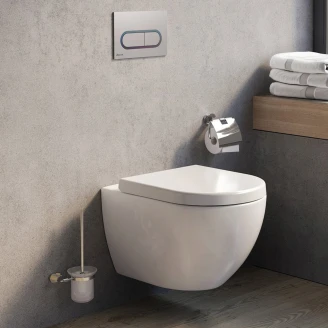 Ravak Væghængt Toilet <strong>Uni Chrome</strong>  Hvid Blank