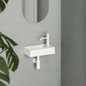 Ravak Vægmonteret Håndvask <strong>Veda Slim</strong>  Hvid Blank 40 cm Højre