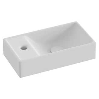 Ravak Vægmonteret Håndvask <strong>Veda Slim</strong>  Hvid Mat 40 cm Venstre