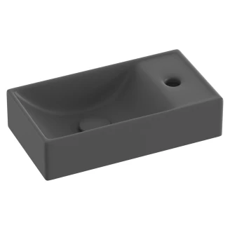 Ravak Vægmonteret Håndvask <strong>Veda Slim</strong>  Antracit Mat 40 cm Højre