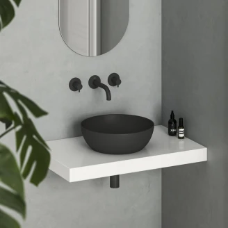 Ravak Håndvask <strong>Uni Slim</strong>  Skål Sort Mat 40 cm