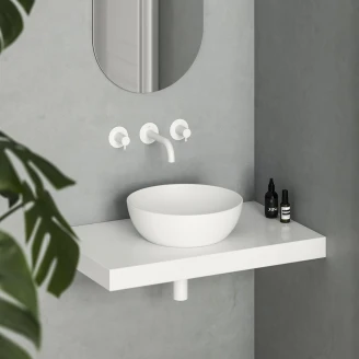 Ravak Håndvask <strong>Uni Slim</strong>  Skål Hvid Mat 40 cm