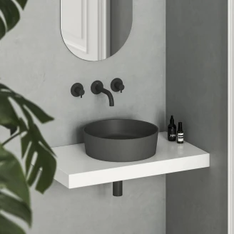 Ravak Håndvask <strong>Uni Slim</strong>  Rund Antracit Mat 40 cm