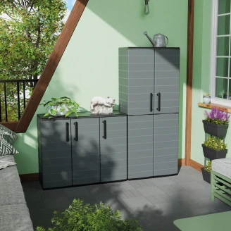 Redskabsskab Høj <strong>Havvik</strong>  Grå Mat