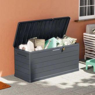 Opbevaringsboks <strong>Loam</strong>  Grafitgrå 120 cm Mat