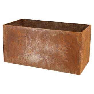 Krukke Rektangulær L <strong>Olmo</strong>  Cortenstål