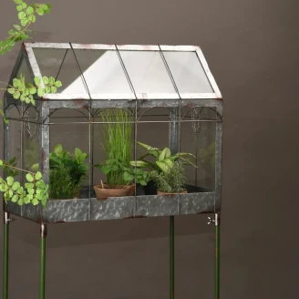 Drivhus på Stativ L <strong>Orangeri</strong>  Sølv, Sort