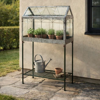 Drivhus på Stativ L <strong>Orangeri</strong>  Sølv, Sort