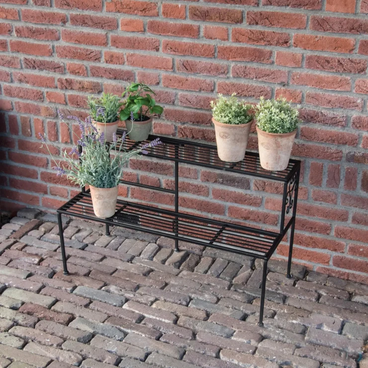 Planteholder Sammenklappelig 2 Plan Gardenia Sort