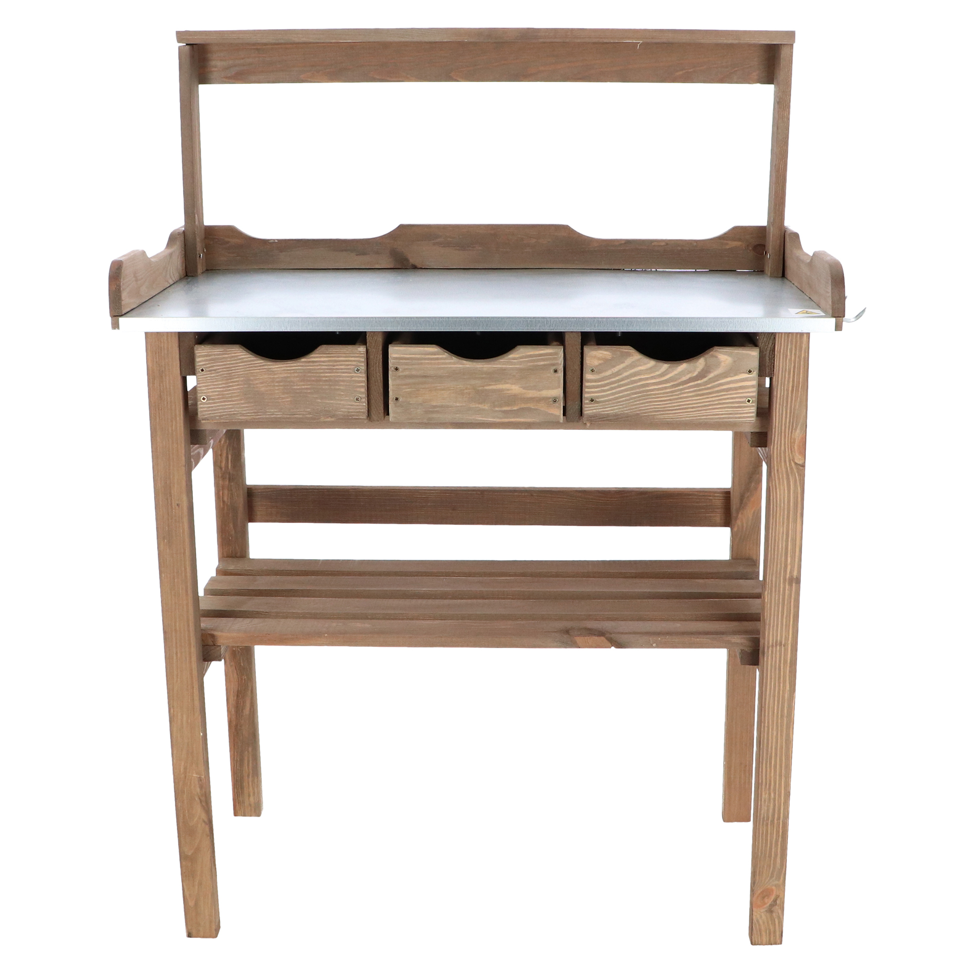 Plantebord med Øvre Hylde Montclair Brun