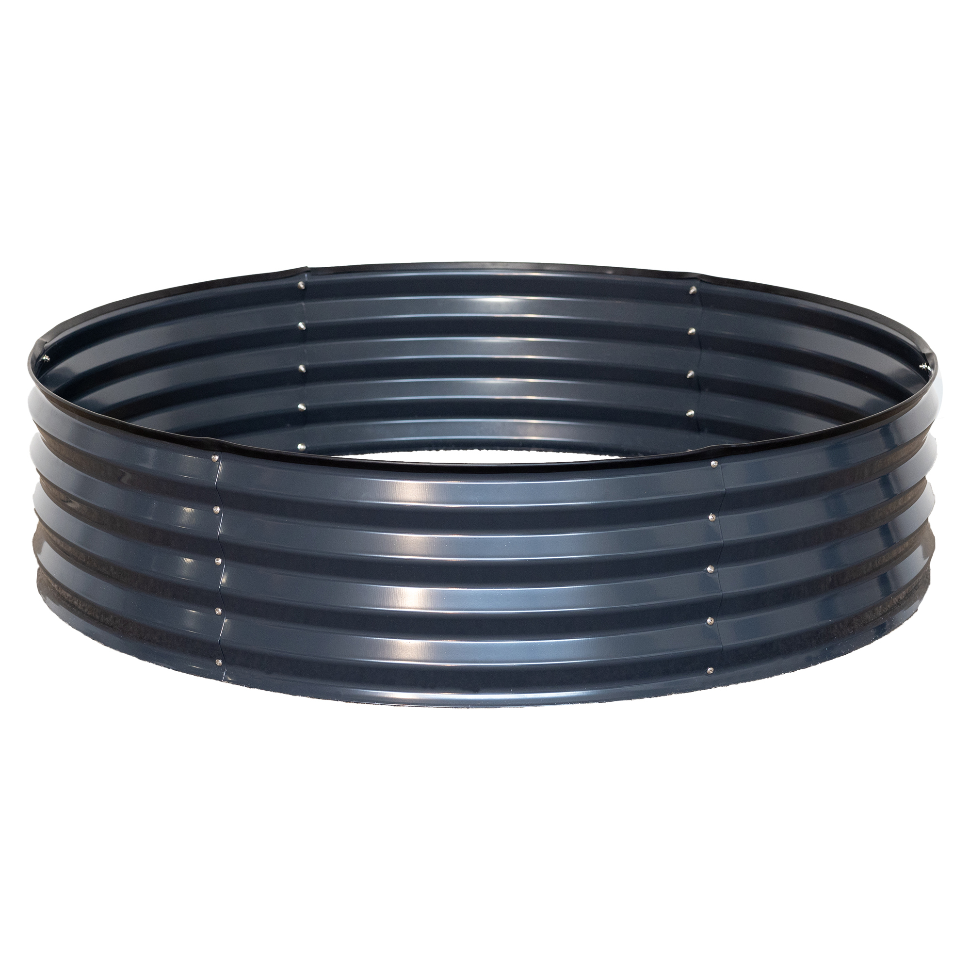 Plantekasse Belterra Antracit Ø 120 cm