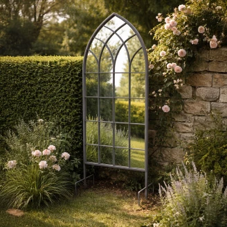 Skærm Metalspejl Gotisk <strong>Capitol</strong>  Stål