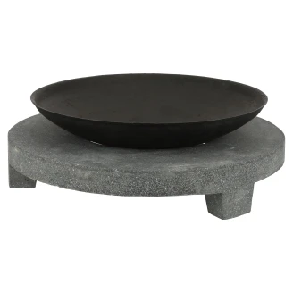 Bålfad på Granito-base Rund <strong>Umbrix</strong>  Sort