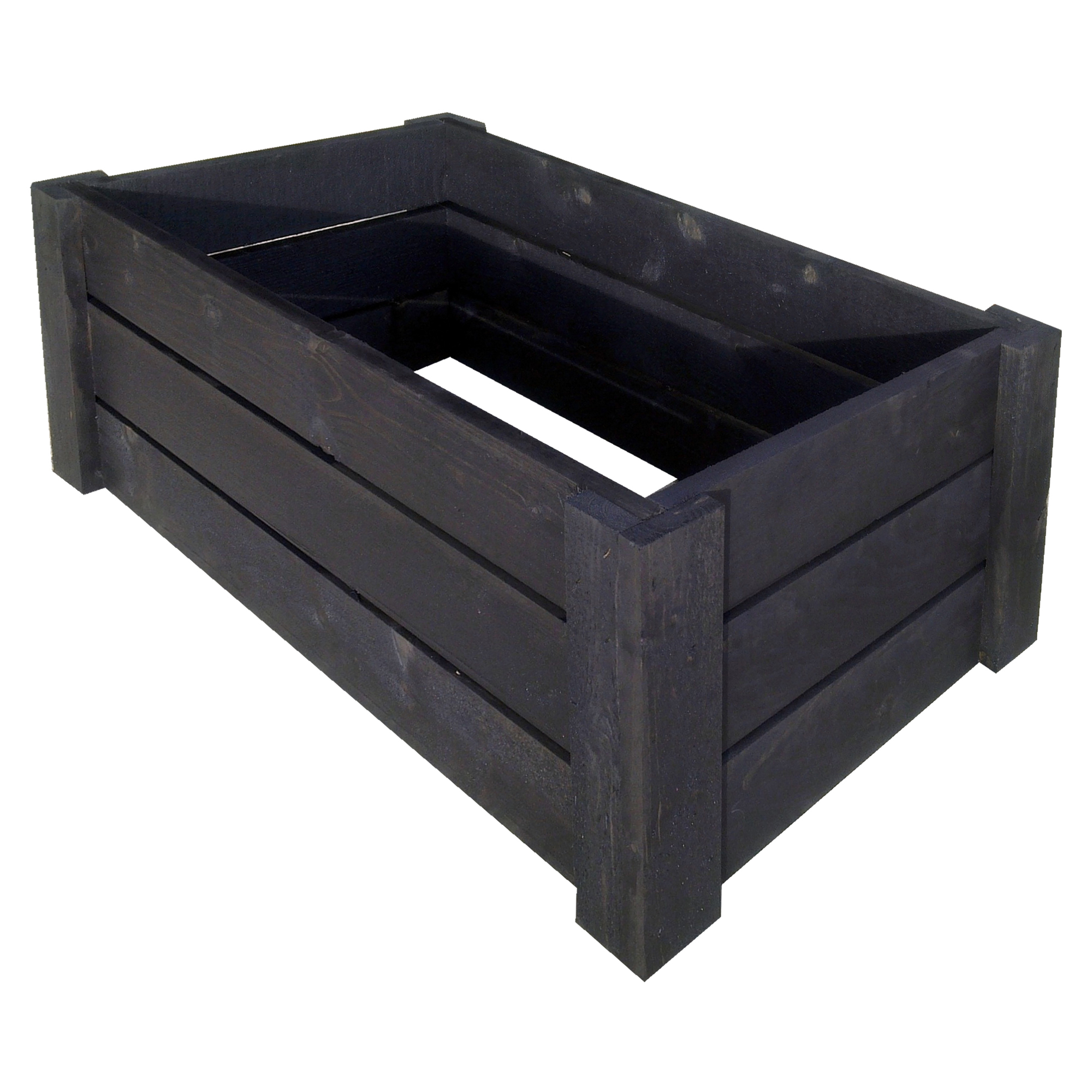 Højbed Selwyn Sort 53x93x33 cm