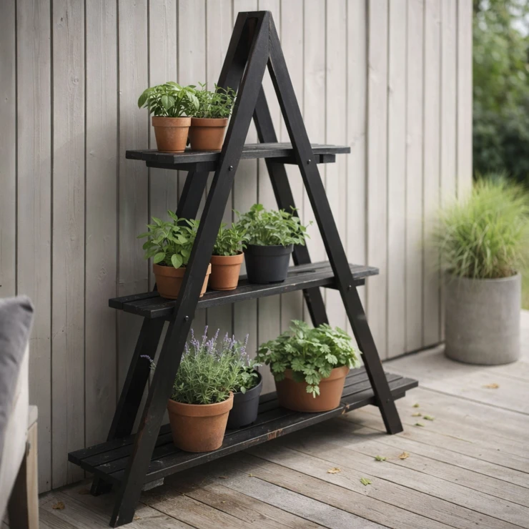 Plantehylde Selwyn Sort