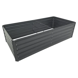 Højbed <strong>Wildgrove</strong>  Antracitgrå 180x90x48 cm