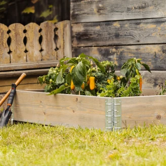 Plantekasse <strong>Terravia</strong>  Grå Træ 120x80 cm