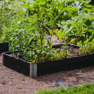 Plantekasse <strong>Terravia</strong>  Sort Træ 120x80 cm