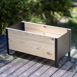 Plantekasse <strong>Florentis</strong>  Brun Træ 78x36 cm