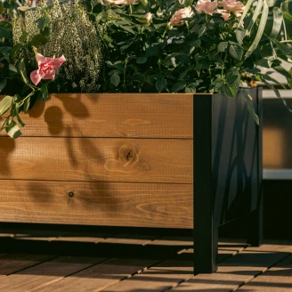 Plantekasse <strong>Florentis</strong>  Brun Træ 78x36 cm